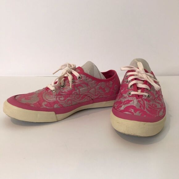 Y2K Glittery Floral Keds sz 6.5 - Picture 2 of 10